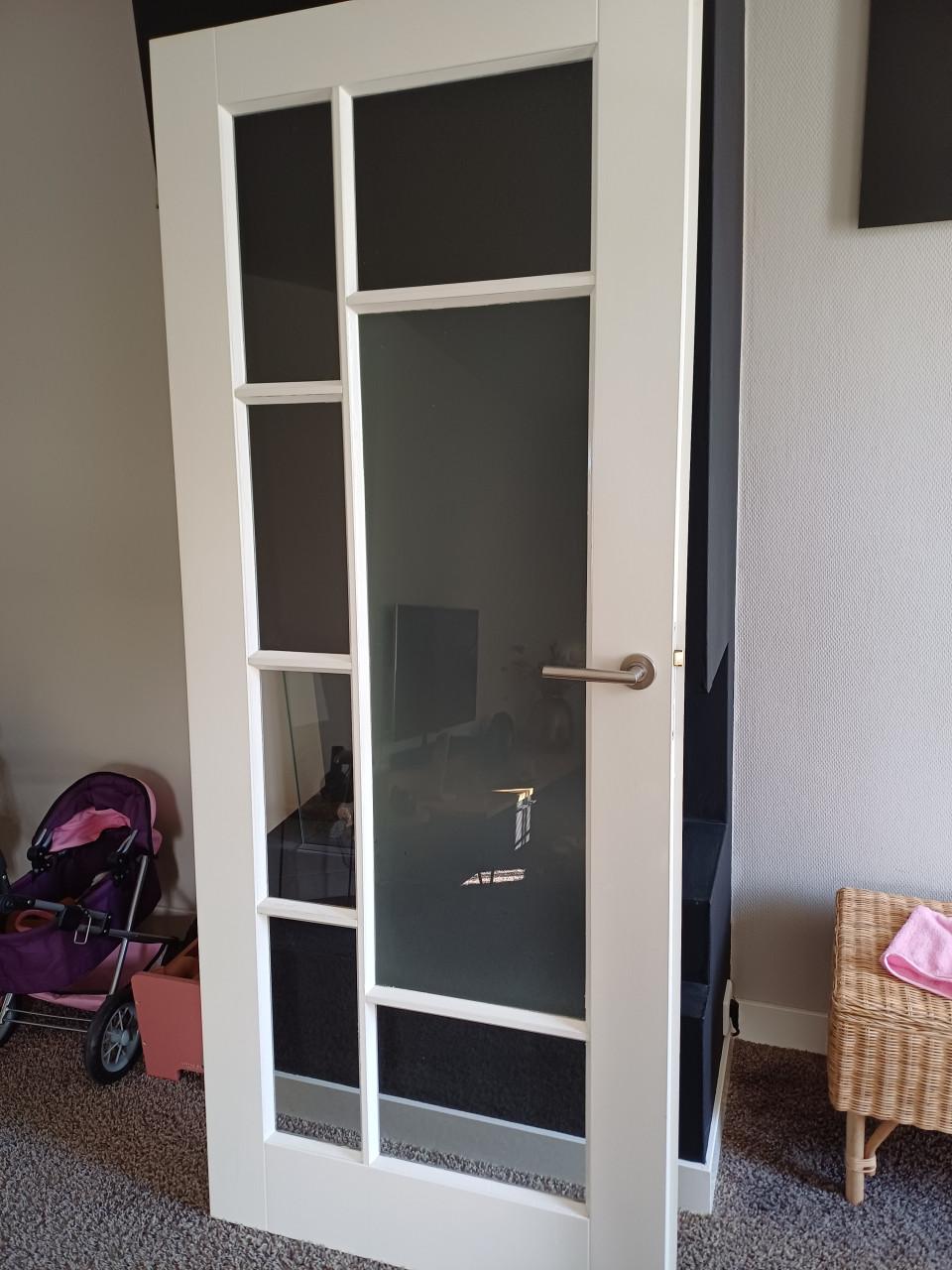 Binnendeur met glas