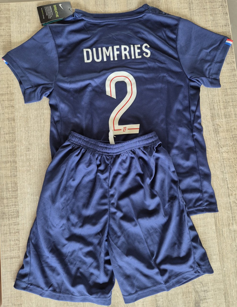 Voetbal tenue