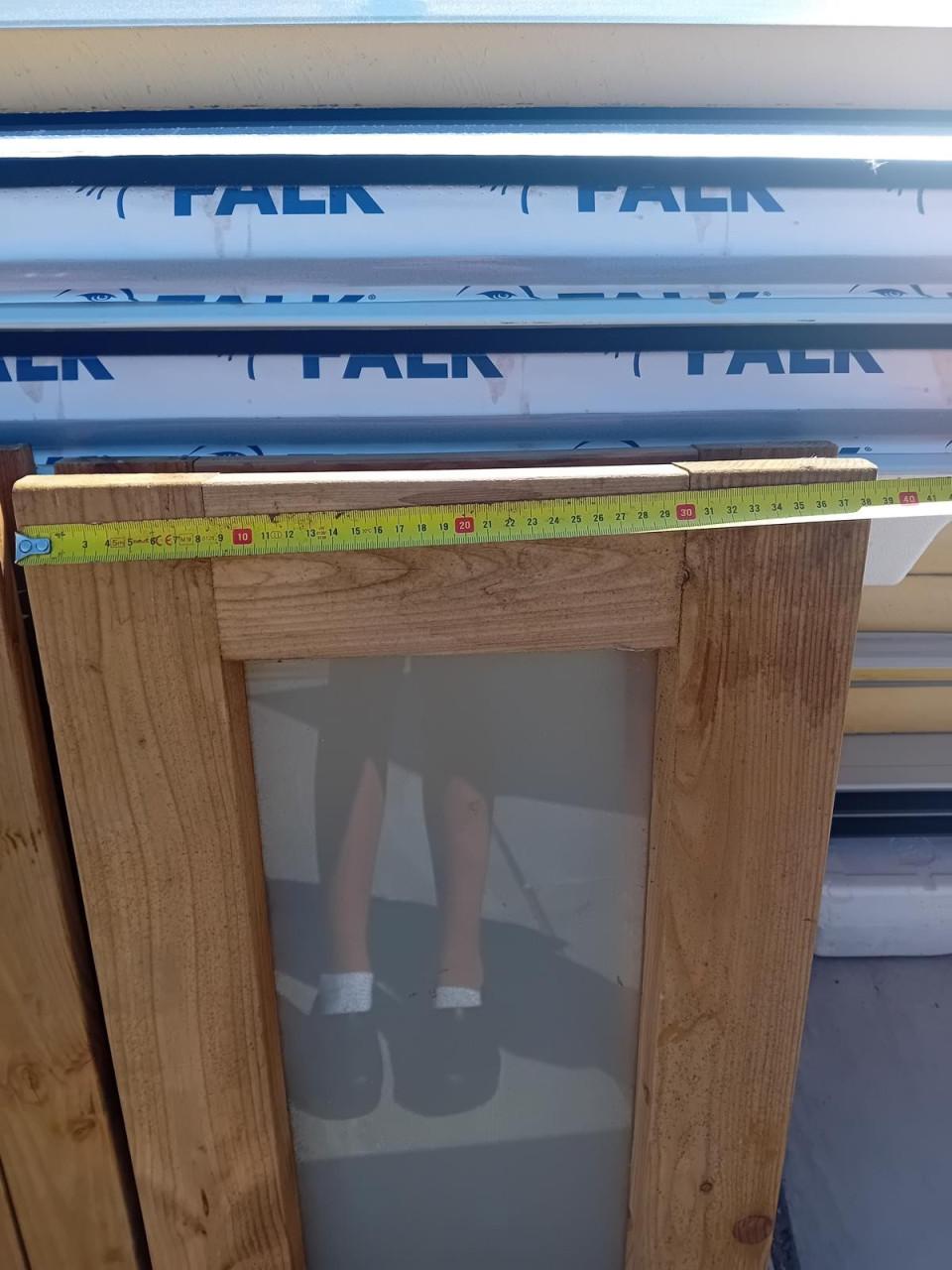 2 raampjes voor tuinhuisje / schutting