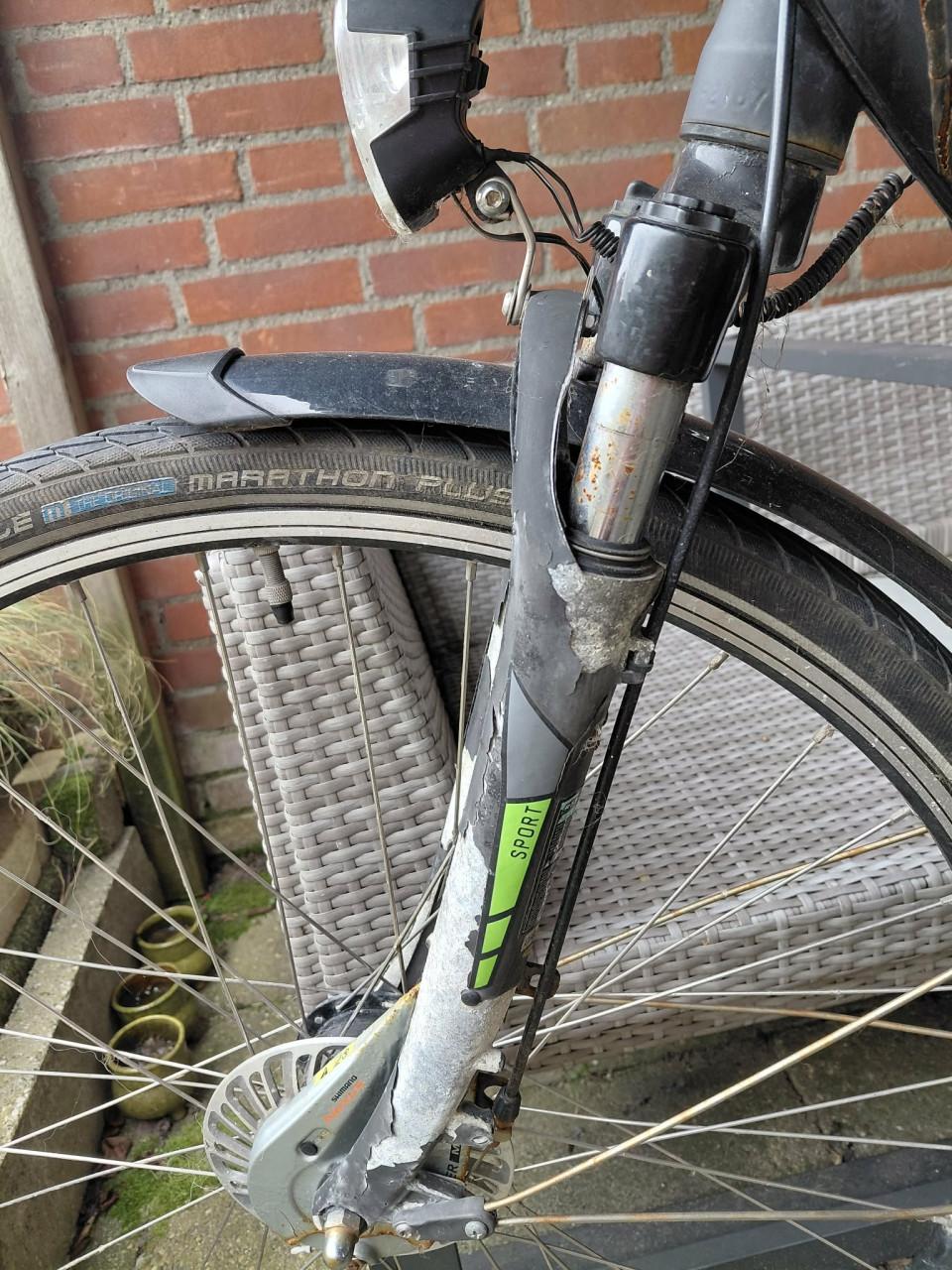 Opknap fiets of voor onderdelen.