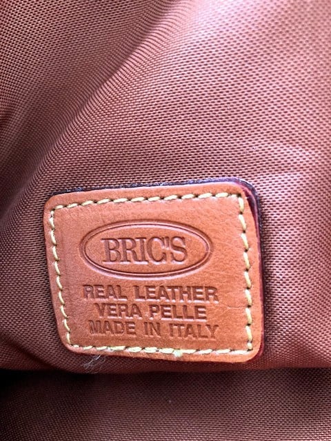 Bijzonder mooie leren Italiaanse reistas van Bric´s