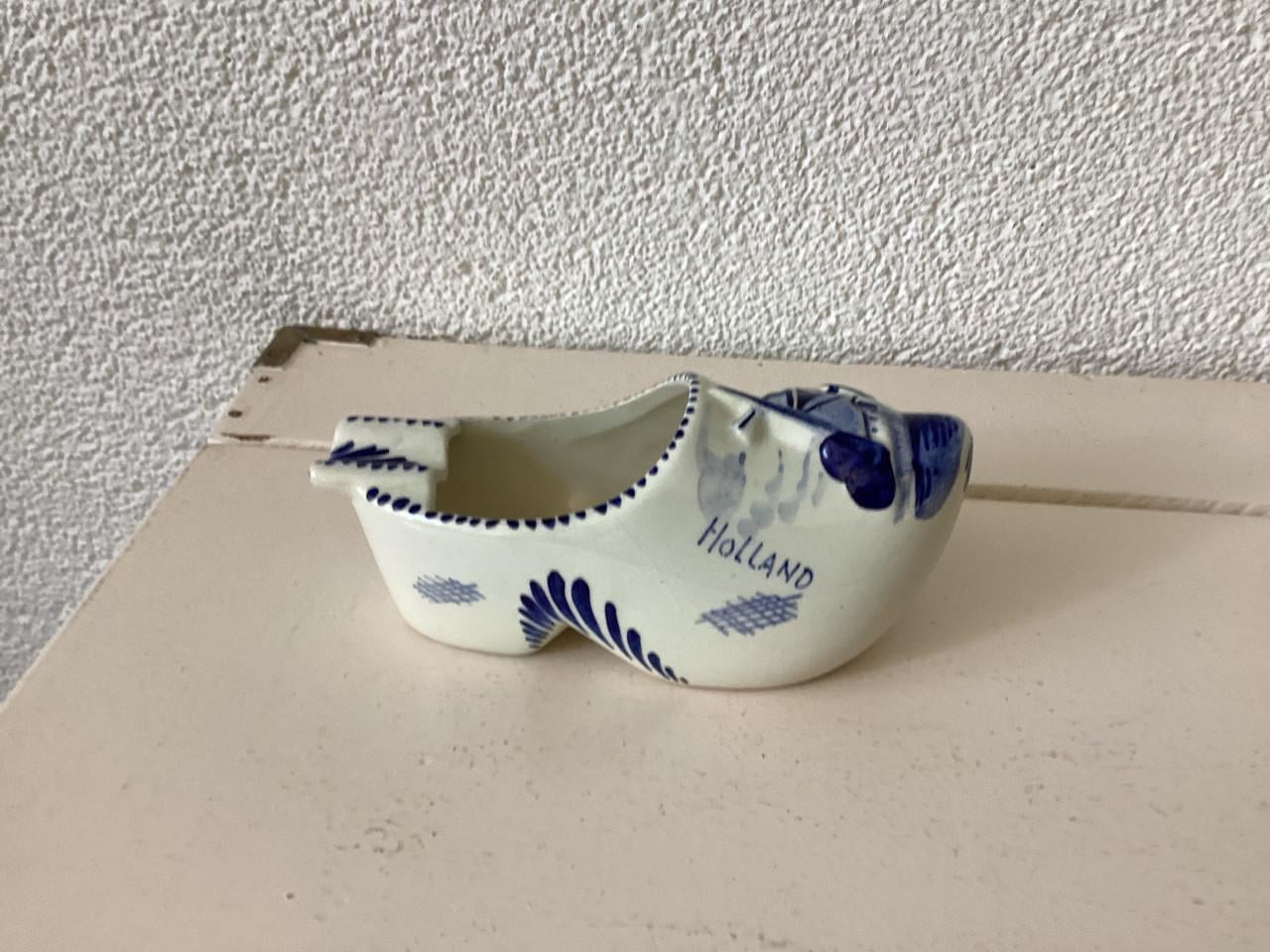 Delfsblauw Klomp-asbak