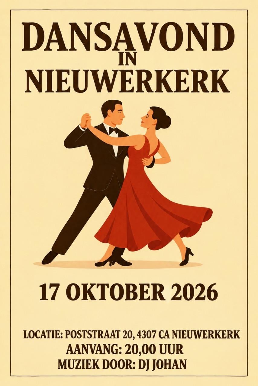 Dansavond in Nieuwerkerk