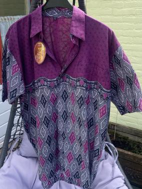 Heren blouse 💜🖤🩶