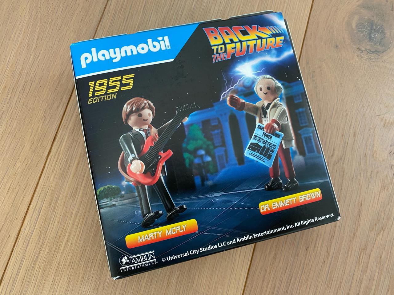 Playmobil back to the future Marty & Emmett Doc Brown