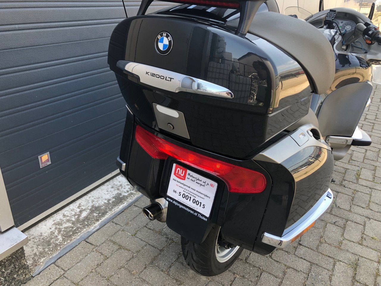 BMW K1200LT, 2006, slechts 37461 km, chroompakket, elek middenbok, €4995,-
