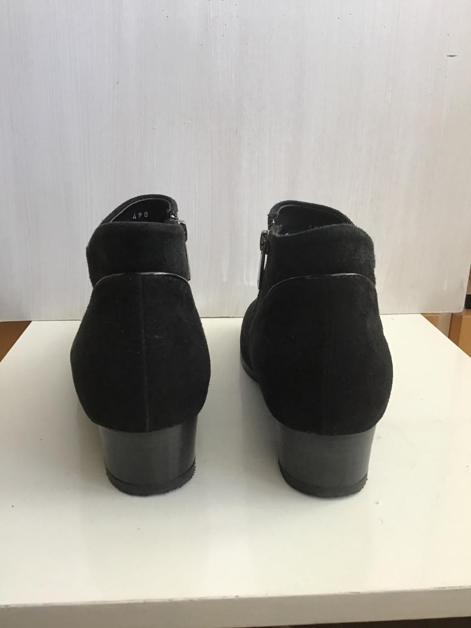 Enkellaarsjes Footnotes zwart