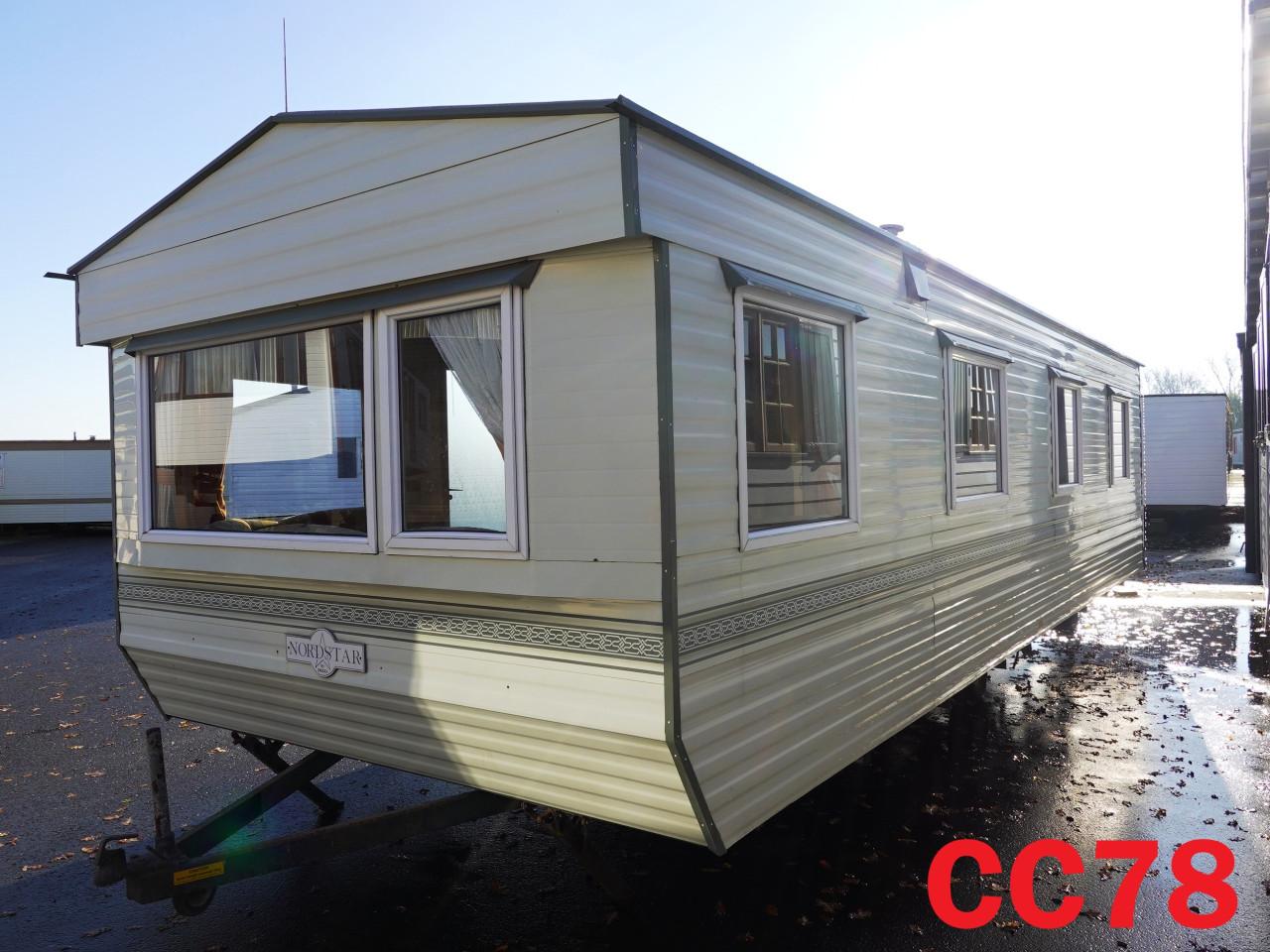 Keurige Nordstar stacaravan met 2 slk en gespiegelde indeling te koop