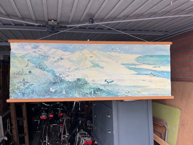Schoolplaat Natuur, stand en zee