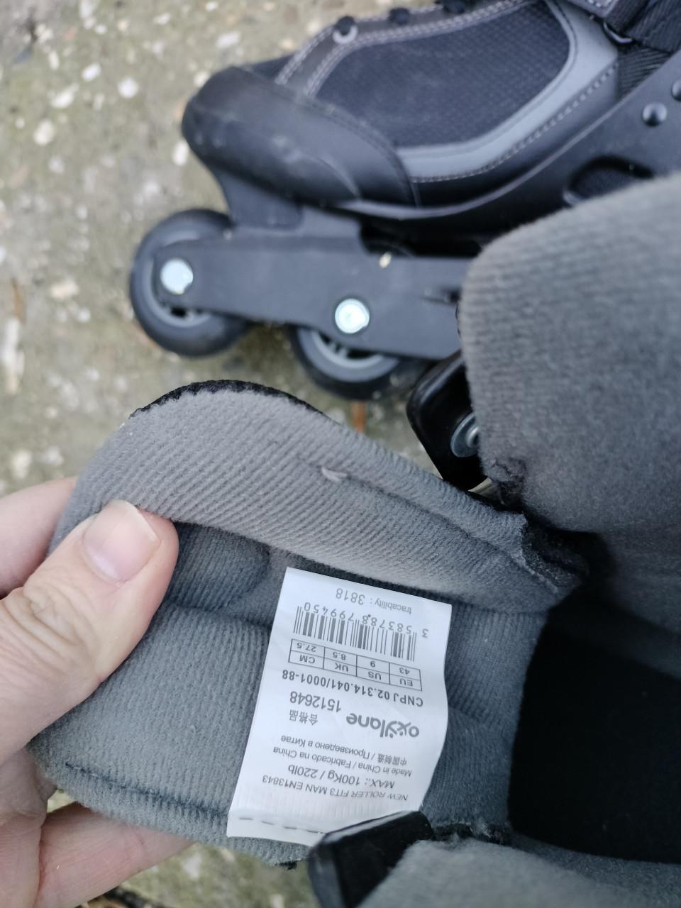 Skeelers Oxelo maat 43