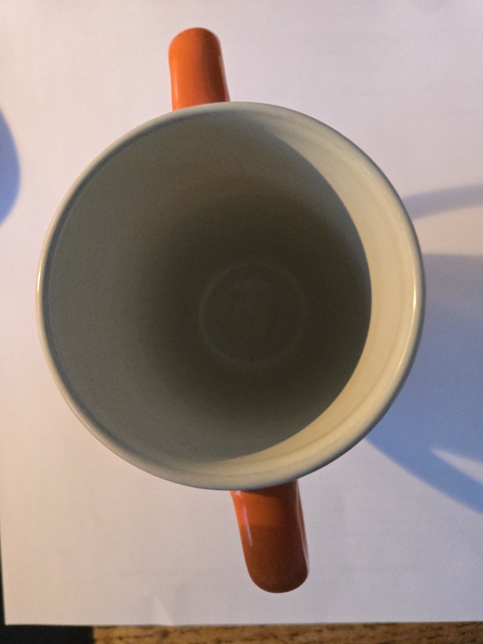 Originele cup a soup beker met 2 oren. Als Nieuw