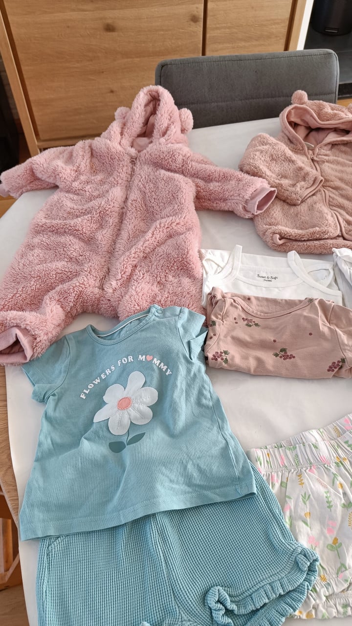 46 delig meisjespakket maat74/80