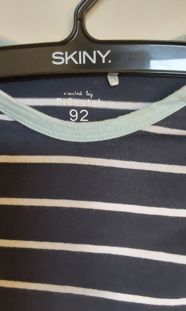 Donkerblauwe gestreepte pyjama in maat 92 van het merk Prénatal