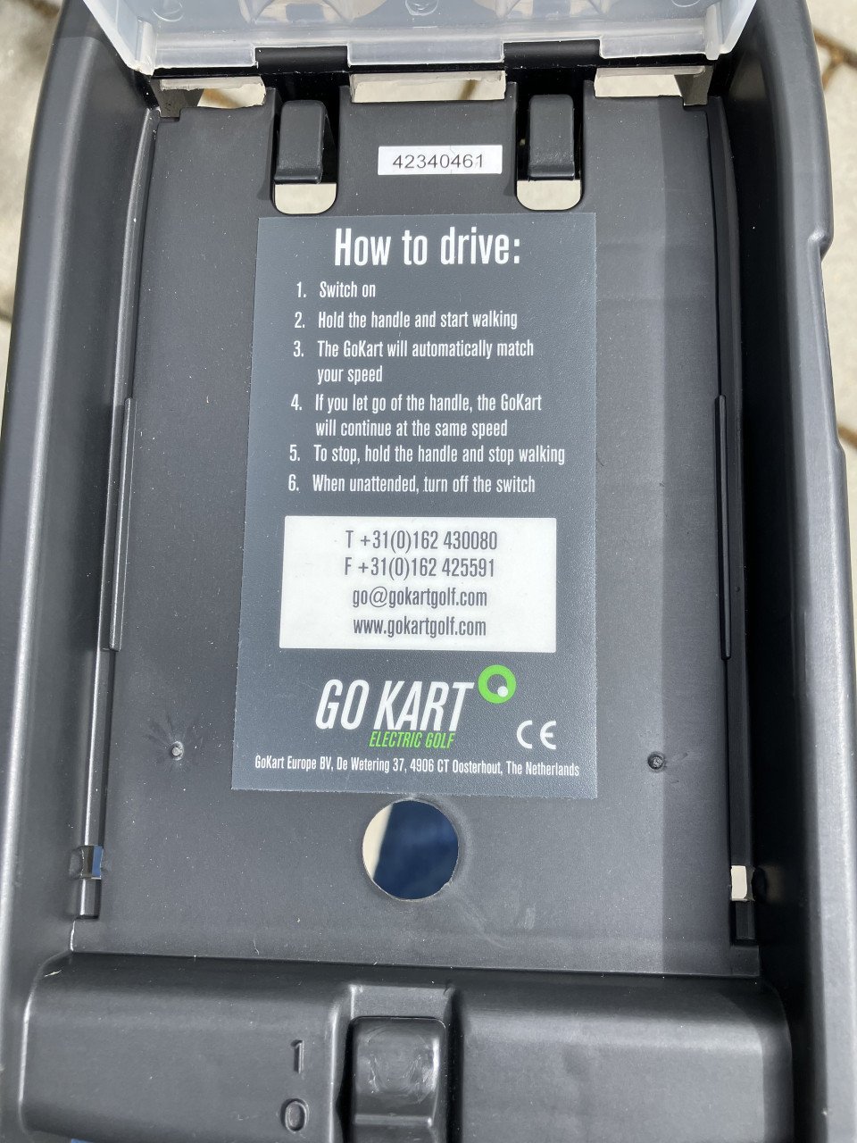 Go Kart elektrische golftrolley