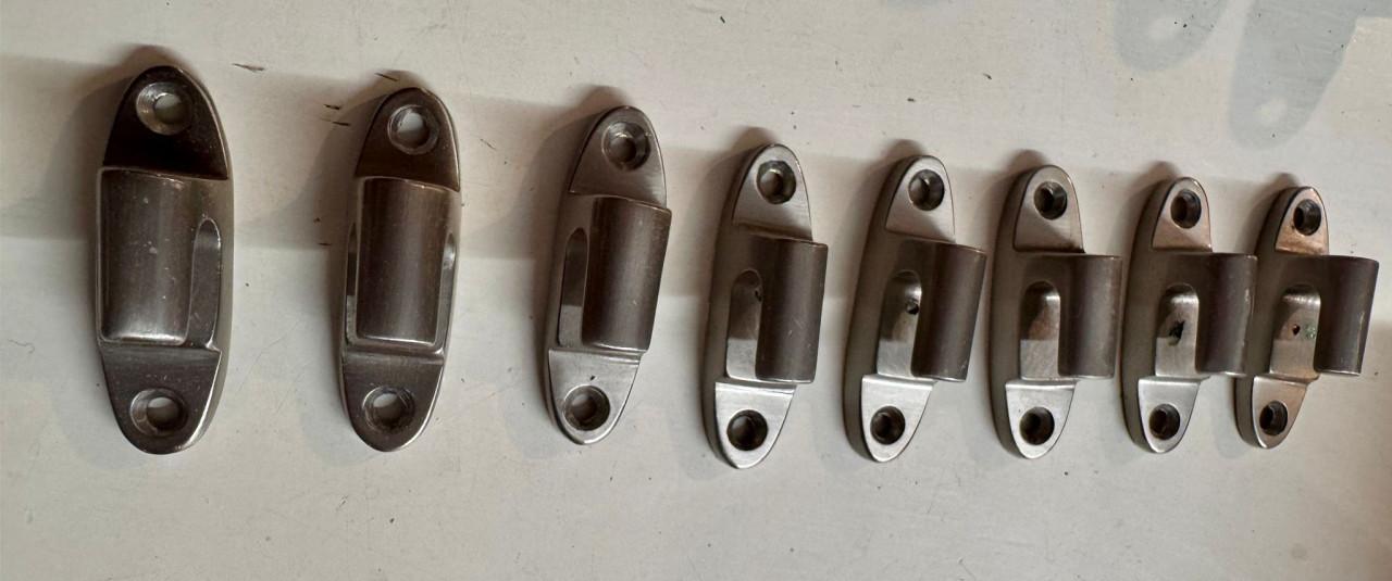 Raamboompjes chroom en messing