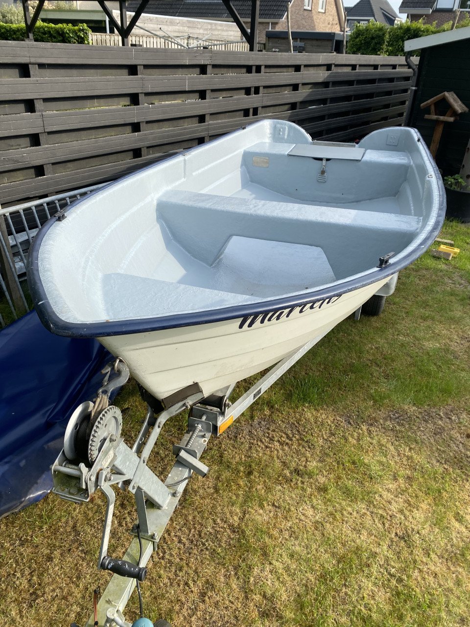 Boot 420 met 15 pk mercury incl. Kanteltrailer