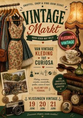 Vinyl op de Vintage Markt Vlissingen!