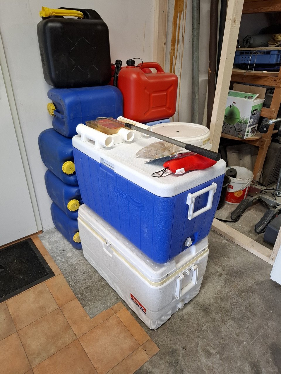 Coleman koelboxen samen 90 euro