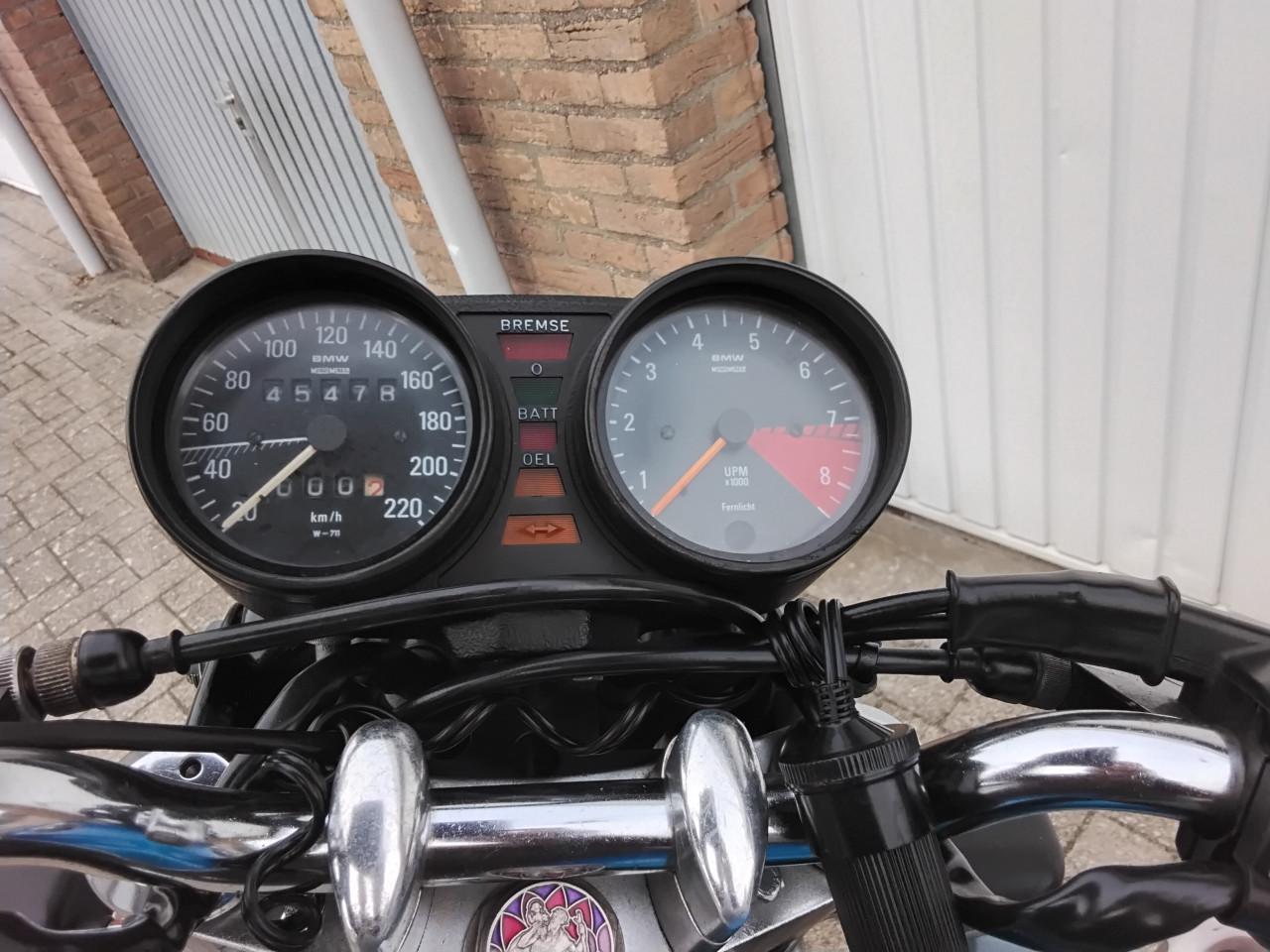 BMW  R 100/7 blauwe motorfiets