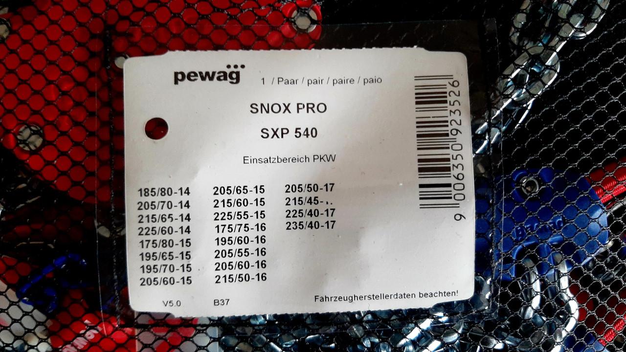 Nieuwe sneeuwkettingen.