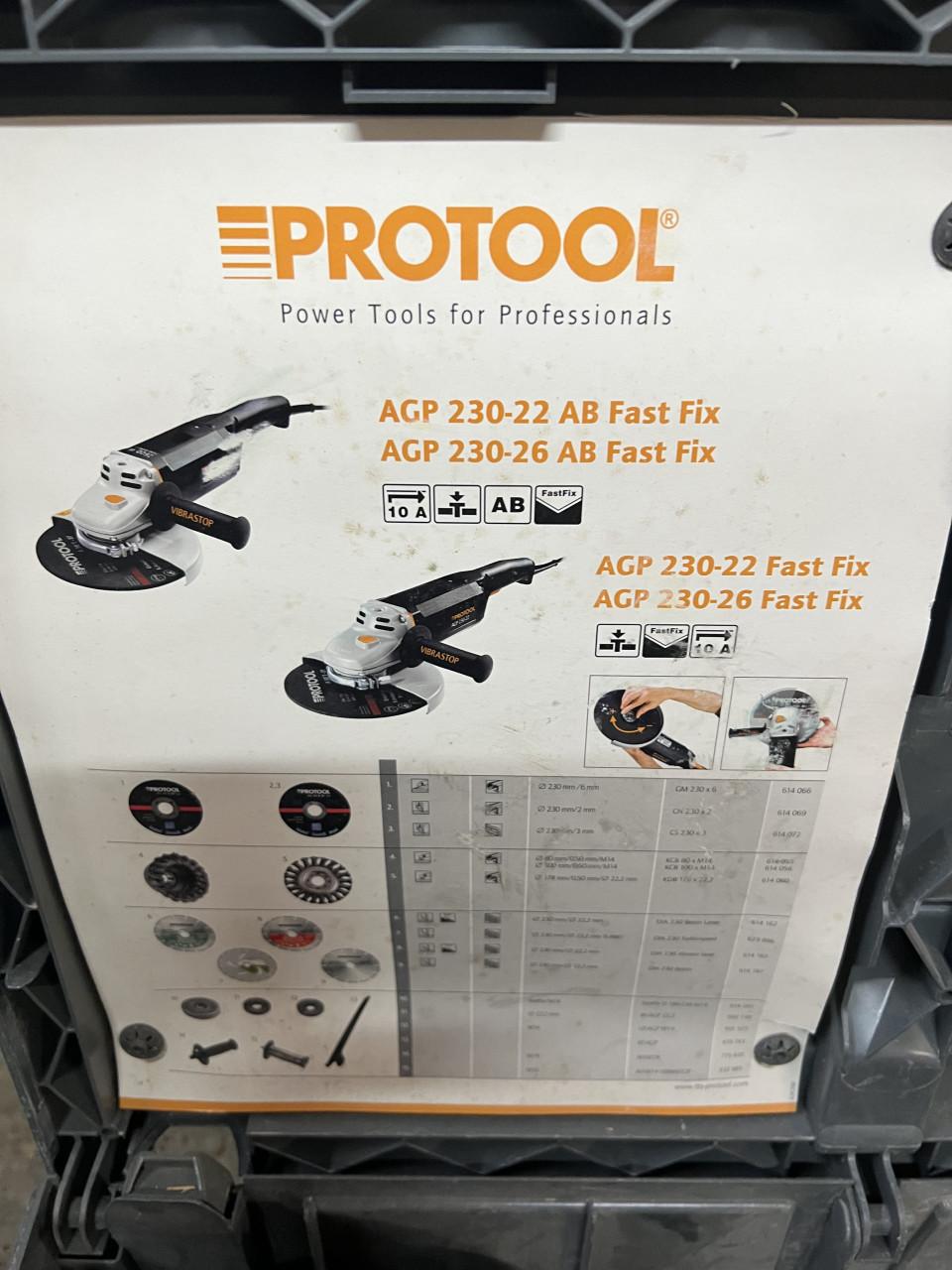 Protool haakse slijper