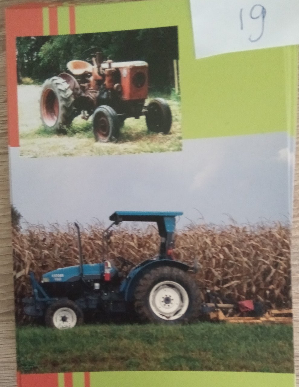 285 dubbele kaarten met envelop en ansichtkaarten tractor