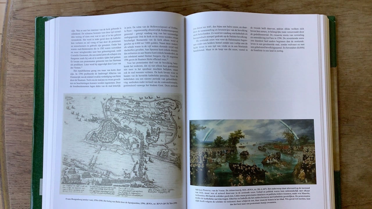 De parochiekercke van Hulst soo binnen als buijten. Willibrordus basiliek