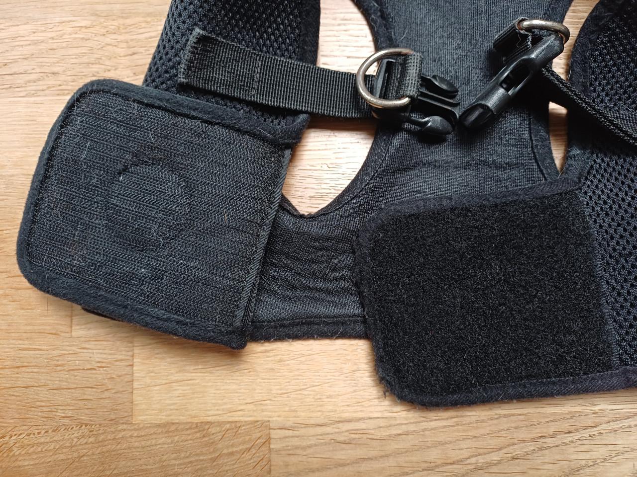 Puppia Soft vest Harnas TUIGJE maat xxl zwart - 2 stuks