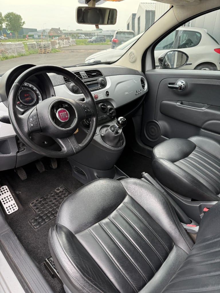 Fiat 500 1.2 - rosa - glazen dak