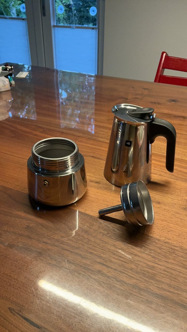 Percolator met 2 kopjes