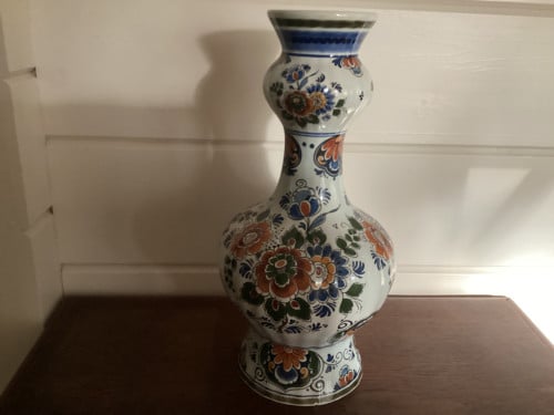 Delft polychroom vaas