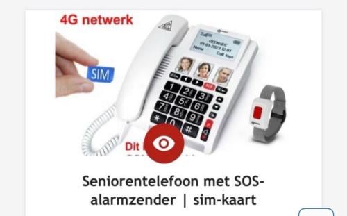 Senoiren telefoonnummer voor sinkaart