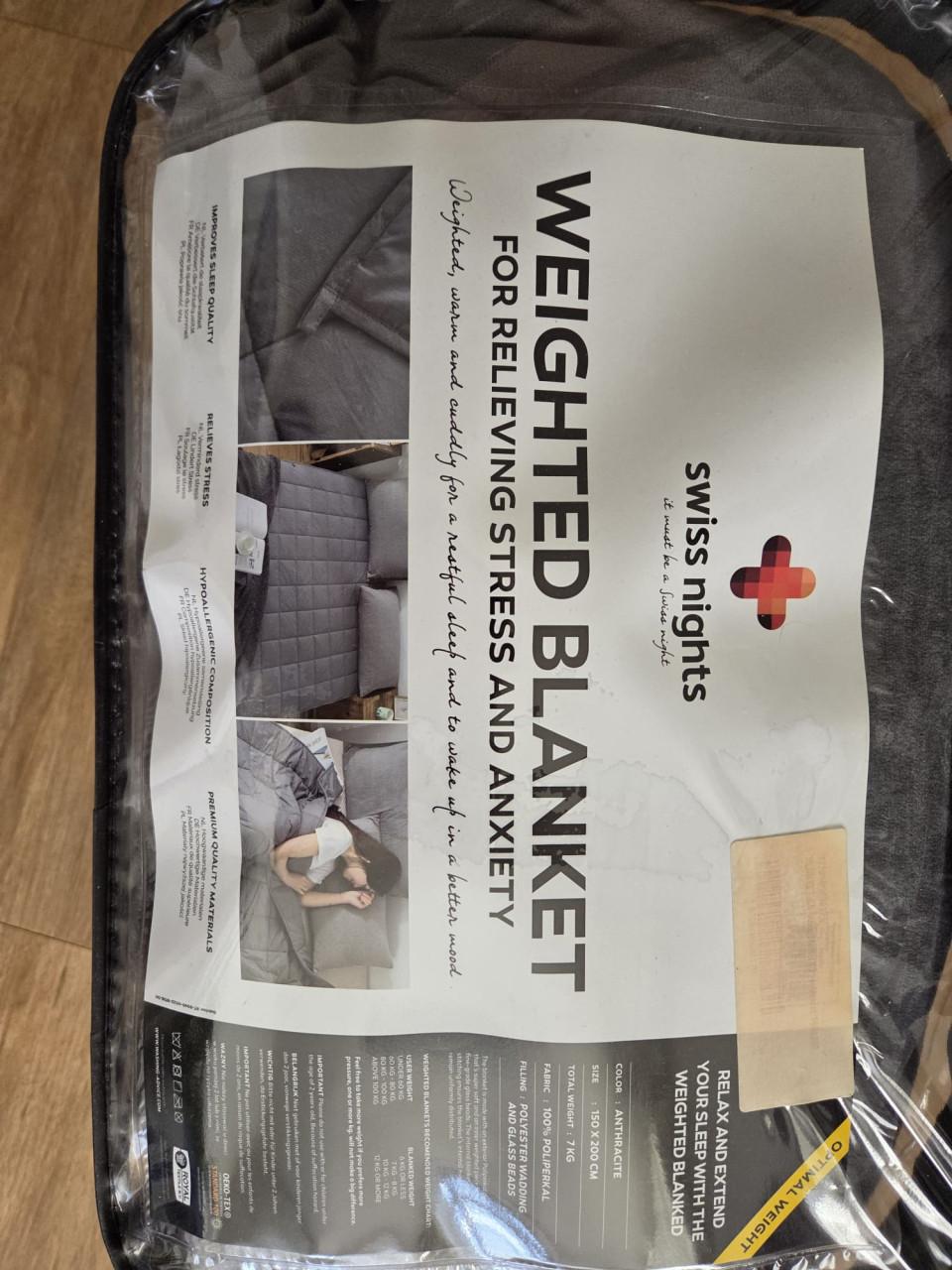 Verzwaringsdeken zo goed als nieuw