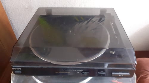 4 x Platenspeler *** SONY *** Pick-Up zwarte & Diverse LENCO