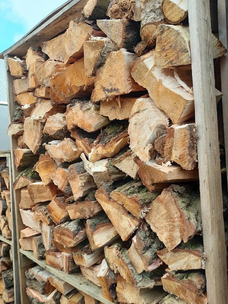 Diverse soorten haardhout.