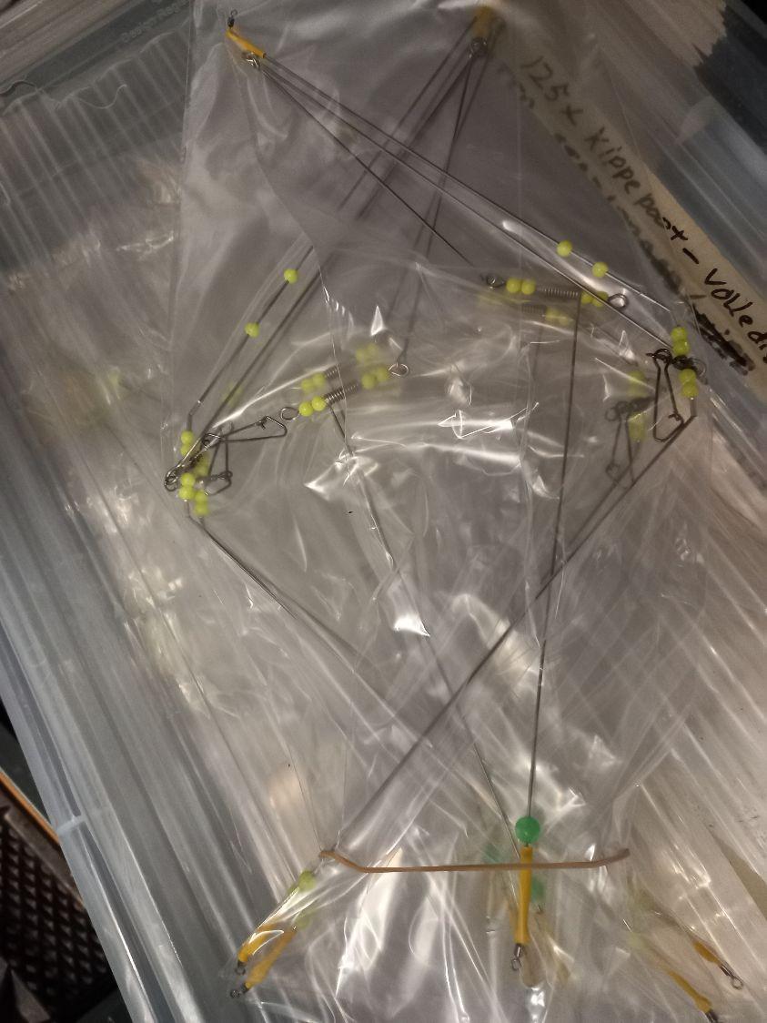 We hebben weer wat HPTS onderlijnen voor het bootvissen.