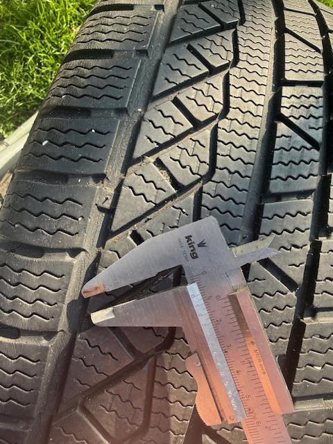 4x winterbanden op Borbet velgen 7 tot 8 mm profiel