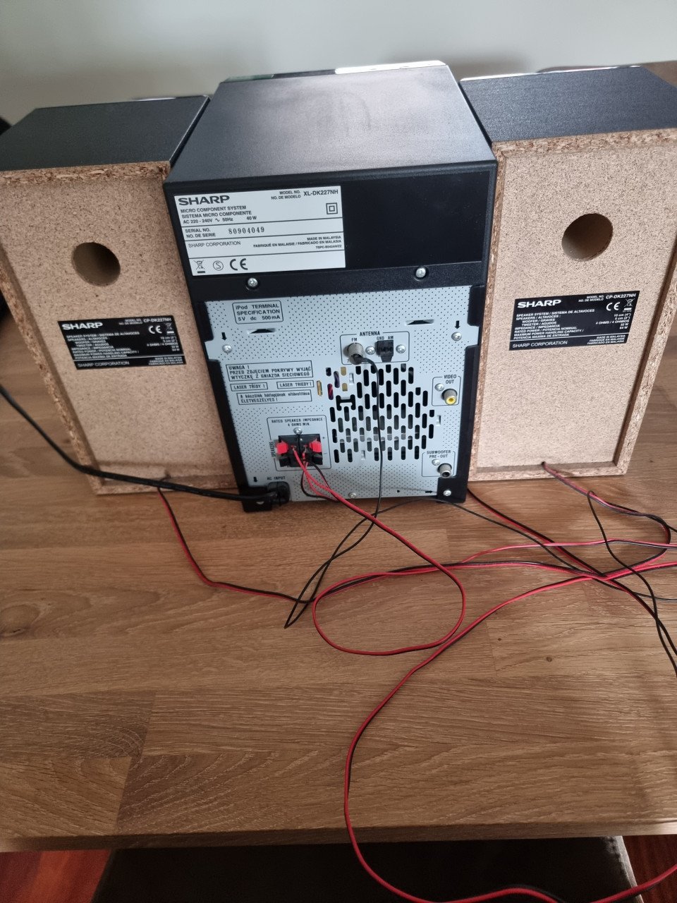 Nette Sharp Stereo Radio, CD en iPod Docking