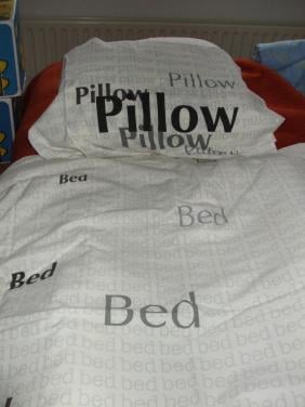 Te koop lakenset "Pilow".(z.g.an.).
