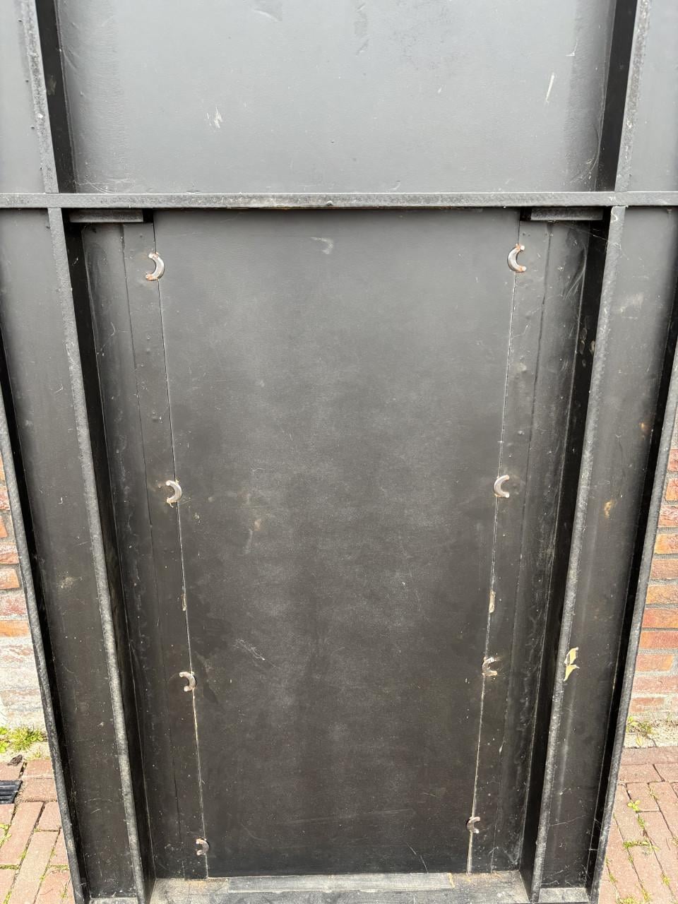 Brocante wandpaneel met nieuwe spiegel