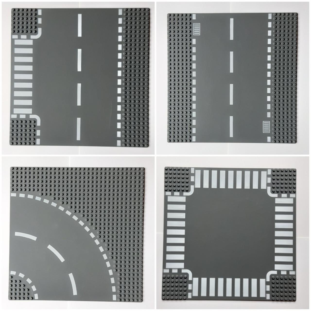 Lego City 2 wegplaten -  De orginele Lego wegplaten!