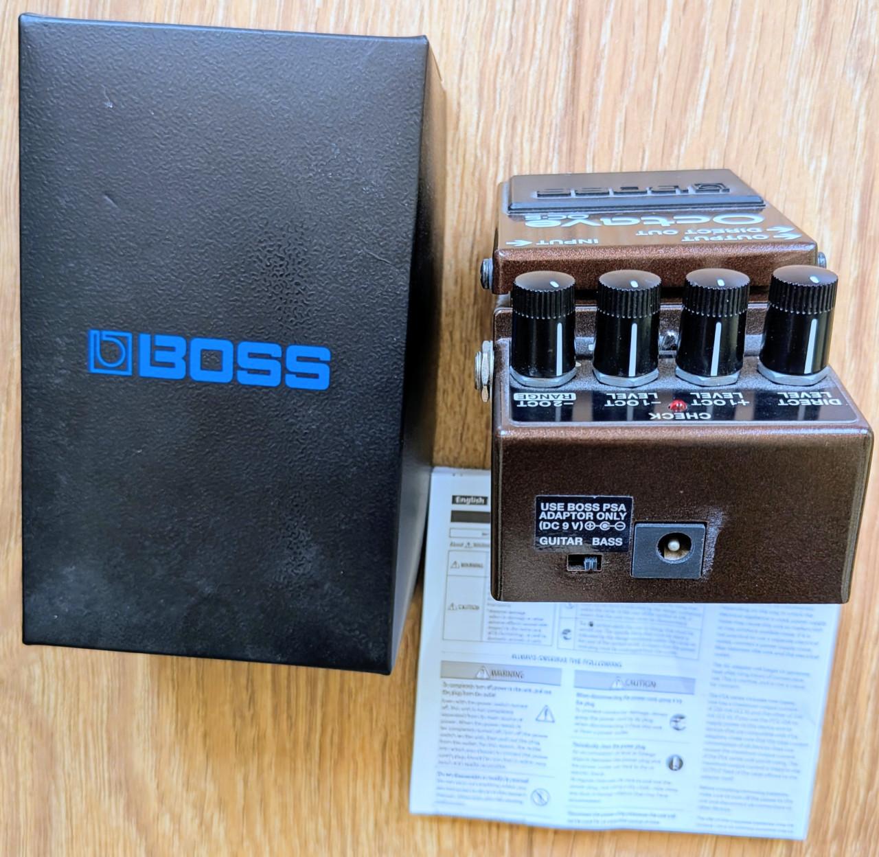 Voor de bassisten: Boss OC-5 Bass Effect Pedal