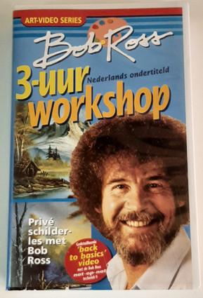 Bob Ross VHS tape 3-uurs workshop