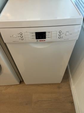 Vaatwasser Bosch serie 4, Super Silence. 45x58x85  Wit Vrijstaand