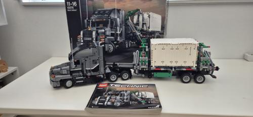 Lego technic mack truck met trailer set 42078