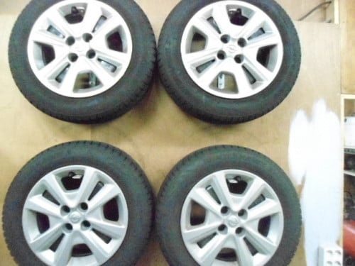 Set winterbanden/velgen Opel Corsa-D