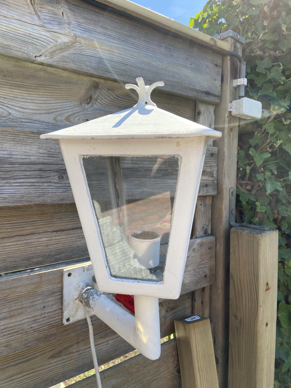 Aluminium buitenwand lantaarn.