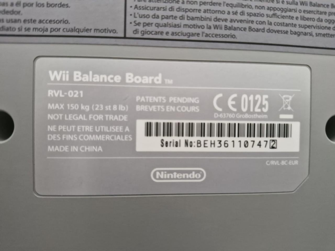 WII balance board.