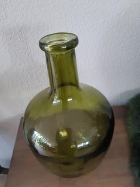 Vaas van glas kleur groen