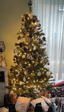 Kunst kerstboom